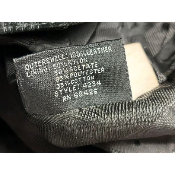 Vintage Pelle Studio Leather Trench Coat Mens Small Belted Double Breasted 80s - Picture 7 of 10